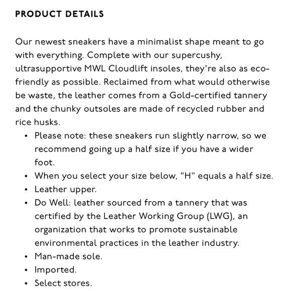 Madewell Court Sneakers in White Leather - Picture 8 of 9